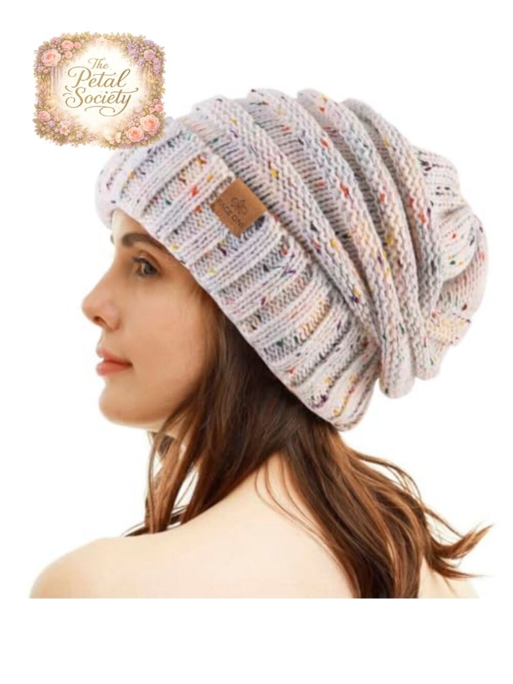 Womens Cable Knit Chunky Ribbed Beanie Stretch Winter Warm Hat